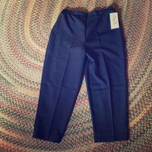 Navy petit slacks